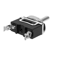 SPST Waterproof Toggle Switch DC 12V-24V 20A 250V Marine Heavy Duty 2 Pin on Off Spade Terminals for Automotive Car Boat