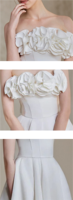 Fabricant de robes sur mesure, robes de cérémonie de bal originales à fleurs 3D, robes de soirée, grande taille, robe en satin blanc pour femmes