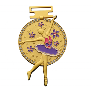 Женская металлическая медаль по спортивной гимнастике - Product Image 2