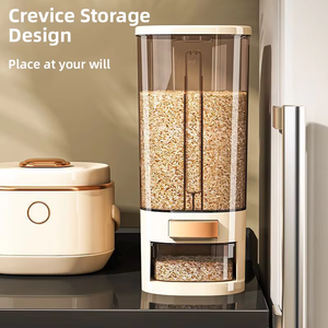Contenitore per Riso in Plastica di Grado Alimentare, Impermeabile, per Conservazione in Cucina di Cereali e Alimenti Vari - Product Image 6