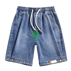Shorts en jean d'été pour hommes, style hip-hop minimaliste de Hong Kong, polyvalents, noirs, streetwear décontracté - Product Image 1