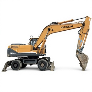 Excavatrice sur pneus Hyundai 210W-9 150-7 150 d'occasion à vendre, importée, originale/de construction, Hyundai 210W-9 150-7 150 d'occasion - Product Image 1