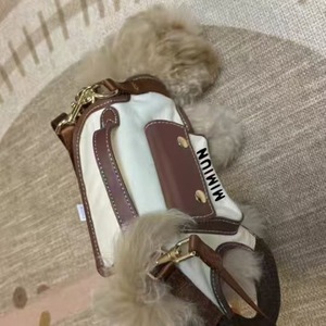 Luxuriöser Hunde- & Katzen-Schulter-/Handrucksack aus Kunststoff, tragbarer, leichter, atmungsaktiver Träger für kleine bis mittelgroße Haustiere - Product Image 3