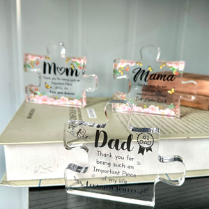 Dropshipping personalisierte individuelle Acryl-Platte Paar Gedenktag Herz Acryl-Platte Steh Home Dekoration Muttertagsgeschenk - Product Image 2