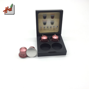 <span class=keywords><strong>Caja</strong></span> de <span class=keywords><strong>almacenamiento</strong></span> de <span class=keywords><strong>madera</strong></span> para cápsulas Nespresso, 4 unidades - Product Image 2