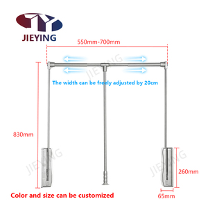 Jieying tringles à suspendre multifonctionnelles pour garde-robe, accessoires de quincaillerie pour chambre à coucher - Product Image 4