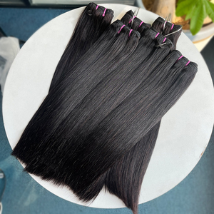 100g Capelli Umani Brasiliani Vergini Ricci Non Trattati, Extension a Onda Profonda, Fasci di Capelli Umani a Doppia Trama - Product Image 2