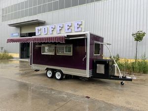 Factory Directly Sell Food Trailer Qualified Coffee Trailer Large Vending Outdoor Mobile Shop Truck Cart for Sale - Product Image 3