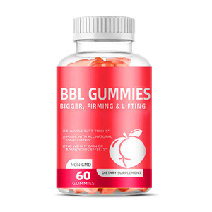 Gummies OEM à marque privée Halal BBL, véganes à la pectine, pour l'agrandissement des hanches, le lifting des fesses et l'augmentation mammaire - Product Image 2