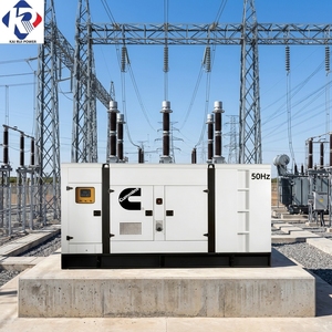 Gruppo Elettrogeno Diesel Super Silenzioso 250/300/600 KVA con Cabina Insonorizzata <span class=keywords><strong>e</strong></span> ATS, Generatore di Energia Elettrica Trifase - Product Image 1