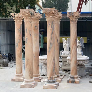 <span class=keywords><strong>Columnas</strong></span> de Estilo Europeo para Diseño de Edificios Modernos BLVE, Pilares de Mármol Blanco, <span class=keywords><strong>Columnas</strong></span> Cuadradas de Piedra con Orden Dórica, Pilar Romano - Product Image 6