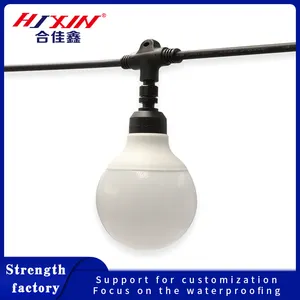Terminal Lamp Power Cord Led Lamp With String Multi-head Cable T-head Cable Outdoor Lighting Waterproof Plug Connector