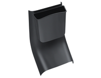 Protection anti-coup de pied pour grille d'aération arrière Tesla Model 3 Y avec boîte de rangement, en ABS, accessoires intérieurs