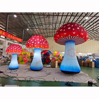 Champignon gonflable à éclairage LED pour décoration/champignon gonflable géant pour ballon de décoration de scène d'événements