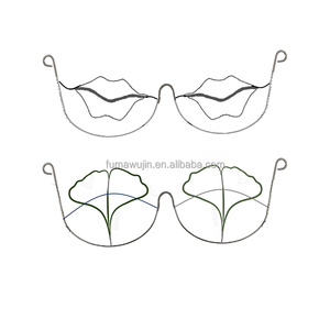 Carnevale Monday abbigliamento personalizzato sexy foglia aspetto reggiseno di samba telaio in acciaio inossidabile reggiseno cornice in filo di carnevale - Product Image 3