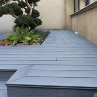 Planche composite bois-plastique, dimensionnelle et stable, pour allée extérieure, terrasse, revêtement de sol extérieur, anti-décoloration, résistant aux intempéries