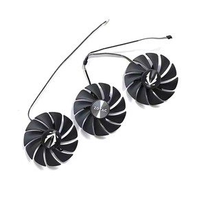 Ventilateur de refroidissement pour carte graphique <span class=keywords><strong>ZOTAC</strong></span> <span class=keywords><strong>GeForce</strong></span> <span class=keywords><strong>RTX</strong></span> 3070 3080 Ti <span class=keywords><strong>3090</strong></span> AMP Holo, 87mm, nouveau ventilateur de refroidissement GPU 4PIN RTX3080, CF9015H12S - Product Image 2