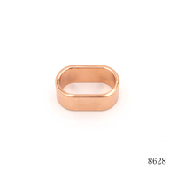 Ovale Form Gürtel riemen Rings ch laufe Roségold Gürtel halter für Taschen Zubehör