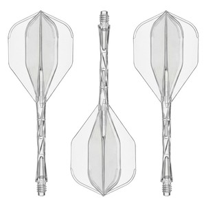 Lot <span class=keywords><strong>de</strong></span> 6 ailettes <span class=keywords><strong>de</strong></span> fléchettes SKIPJACK en PP, 2BA, 81mm, souples, anti-éjection, écologiques, pour usage intérieur, avec logo personnalisable - Product Image 1