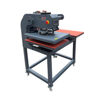 Presse à chaud semi-automatique pour transfert de vinyle par sublimation, certifiée CE, avec deux tables en aluminium, pour vêtements