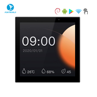 Portworld Panneau tactile intelligent pour maison connectée, système Android, 4 pouces, DC 12V/24V, AC 110-240V, PoE 48V, neutre