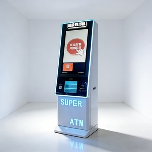 Blue-White Themed Commercial Self-Service Interactive Terminal High-Brightness Lighting Large Display Metal Stainless Steel - Product Image 2