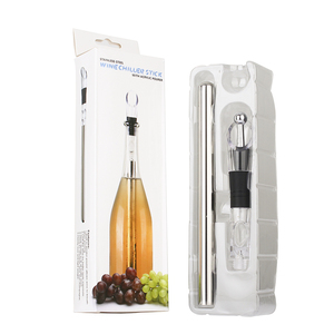 Profesional <span class=keywords><strong>bar</strong></span> productos acero inoxidable vino enfriador palo con tapón - Product Image 1