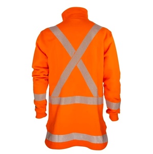 Reflectante Anti-Frío Nivel D Personalizable 100% Sudadera de algodón Alta visibilidad Manga larga Diseño Cuff Ribbon Protección contra el frío - Product Image 4