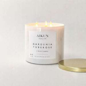 Vela Aromática de Cera de Soya Natural AIKUN Personalizada para el Hogar, Dormitorio, Baño, Sala de Estar, Oficina, Spa, Yoga, Meditación - Product Image 3