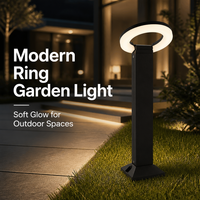 Lampadaire LED de Jardin 600MM 3000K IP65 pour Extérieur, Poteau Lumineux Paysager 18W 12W, Vente en Gros