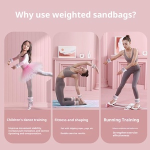 Pesos de Areia Pequenos para Mãos e Pés, Prontos para Uso, Pesos para Treinamento Esportivo, Corrida e Fitness, Pesos para Tornozelos e Pulsos - Product Image 3