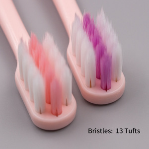 Brosse à dents pour enfants, poils souples, 15,3 cm, design cartoon, colorée, manuelle - Product Image 3