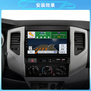 Grand écran de 9 pouces compatible transfrontalier pour le système de navigation de voiture Toyota Tacoma modèle Android CarPlay pour l'interconnexion - Product Image 2
