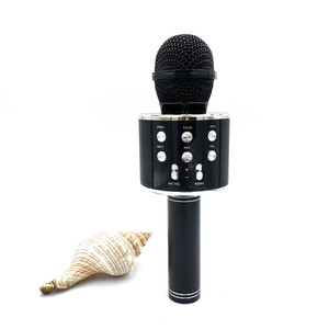 Không Dây WS 858 Cầm Tay Karaoke <span class=keywords><strong>Microphone</strong></span> Cho Trẻ Em Đầy Màu Sắc Ánh Sáng Tăng Cường Hiệu Suất Cardioid Mô Hình Cực XLR Kết Nối - Product Image 3