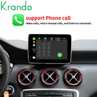 Krando sans fil CarPlay Android boîte de décodage automatique pour Mercedes Benz A CLA GLA Module caméra Interface miroir lien Siri contrôle