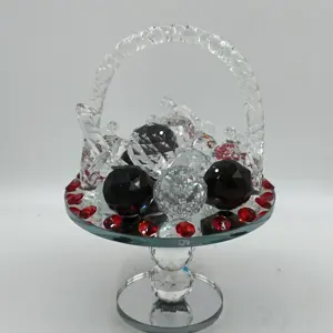 FOSUN Crystal melo albero artificiale ornamenti di cristallo Decor collezione di Souvenir decorazione di nozze da tavolo regalo di favore