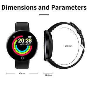2025 Round Shape Tập Thể Dục Kỹ Thuật Số Thông Minh Đồng Hồ Heart Rate Monitor Smartwatch D18 Thông Minh Đồng Hồ Cho Nam Giới Phụ Nữ - Product Image 2