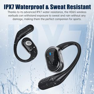 60H Playtime Wireless Earbuds BT 5.4 Headphones Type C LED Power Screen Tws Stereo Earphones IPX5 Waterproof Sports <strong>Headset</strong> - Product Image 2