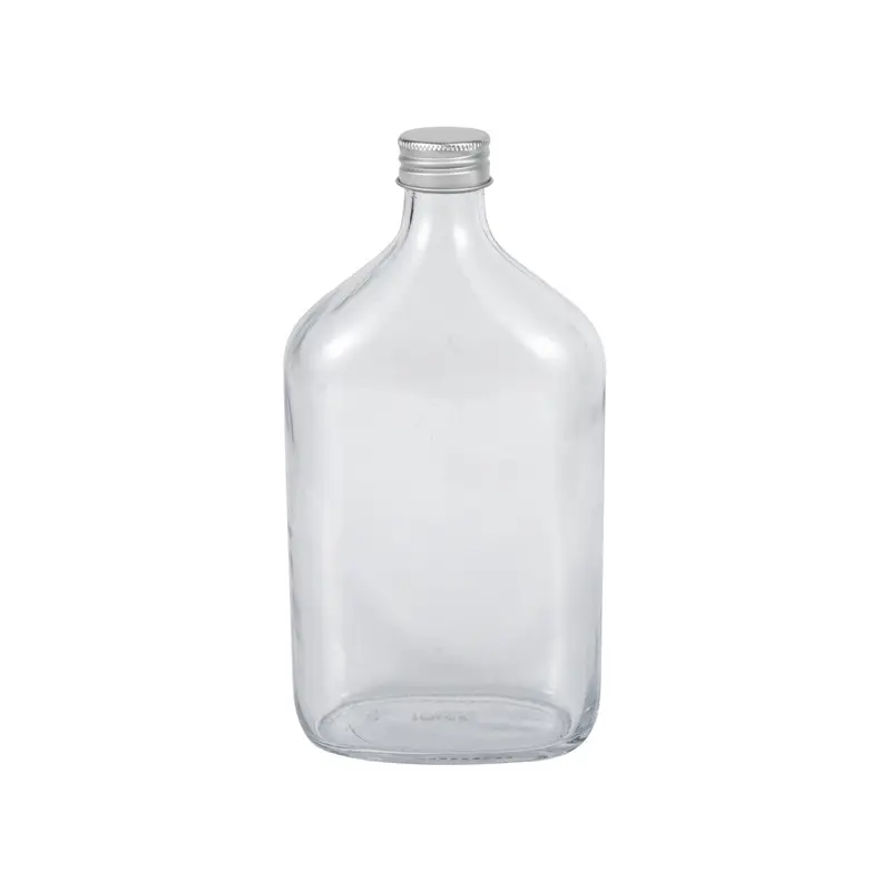 قارورة صغيرة 200 مل 250 مل 350 مل قابلة لإعادة الاستخدام زجاجة حاوية للمشروبات للعصائر والعصائر