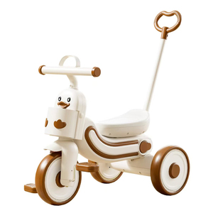 Tricycles pour enfants pour les bébés âgés de 1 à 4 ans peuvent être poussés ou montés pour la marche - Product Image 1