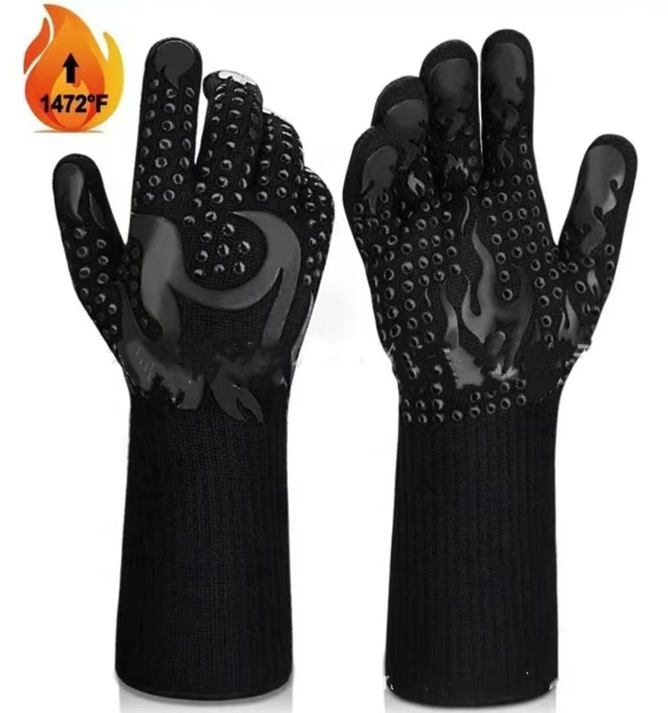 Black + large flame black silicone