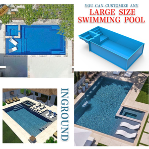 Personalizado mejor tamaño grande 8m 10m 15M gran <span class=keywords><strong>piscina</strong></span> <span class=keywords><strong>de</strong></span> spa <span class=keywords><strong>de</strong></span> natación integrada en fibra <span class=keywords><strong>de</strong></span> vidrio familia al aire libre <span class=keywords><strong>piscina</strong></span> enterrada precios - Product Image 5