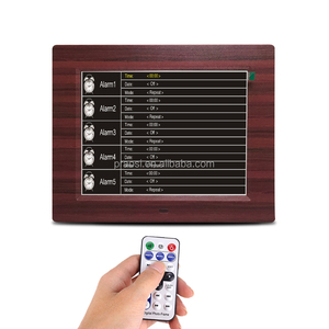 Pros Alarms Dementia <strong>Clock</strong> <strong>Large</strong> 8" <strong>Wall</strong> Digital Calendar Day <strong>Clock</strong> for Vision Impaired Elderly Memory Loss With Weather Report - Product Image 5