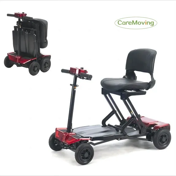 Scooter per la mobilità con motore pieghevole per anziani/adulti facile per le compagnie aeree di viaggio approvato con garanzia scooter per disabili