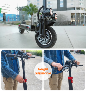 Scooter de Alto Rendimiento con Doble Suspensión, Señales de Giro, Largo Alcance, Potente, para Adultos, T4, Motor Dual de Alta Potencia - Product Image 2