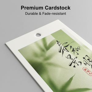 Étiquettes de vêtements personnalisées, cartes à logo en relief, papier d'étiquettes de vêtements recyclé imprimé recto-verso et étiquettes suspendues - Product Image 3