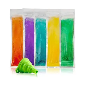 Bpa Free Disposable Zip Sealed Healthy Homemade Snacks Ice Pop Popsicle Molds Pouches Bags For Kids And Adults