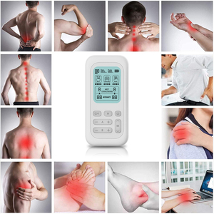 Appareil de massage TENS EMS chauffant à double canal avec 50 niveaux d'intensité et 3 réglages de chaleur pour soulager la douleur - Product Image 6