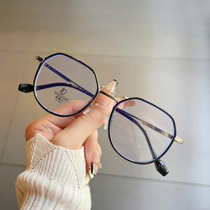 Monturas de gafas cuadradas retro de moda para mujer, lentes con filtro de luz azul, estilo coreano N3 23023 - Product Image 1
