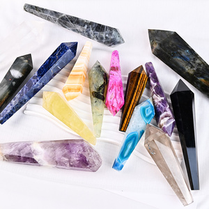 Venta al por mayor de tallado manual de alta calidad, piedra de energía natural, material mixto, porra o decoración - Product Image 3